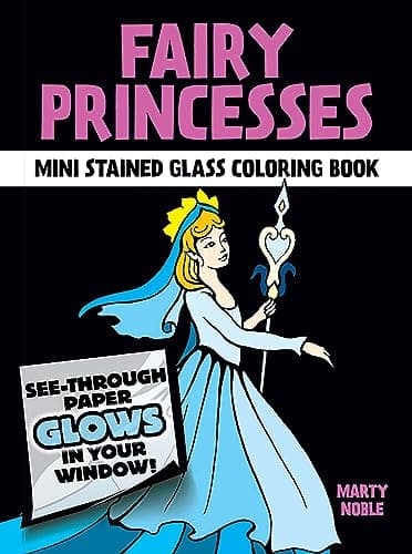 Image of Fairy Princesses Mini Stained Glass Coloring Book (Little Activity Books)