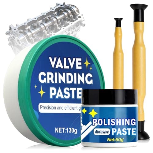 Image of HONTAOK Valve Grinding Paste, Grinding Paste, Car Polish+valve Lapping Tool, Precision Grinding, Suitable for Repairing Motorcycles, Cars, Engines, Vehicles