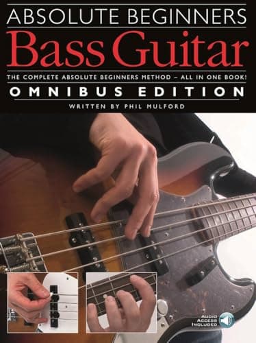 Image of Absolute Beginners: Bass Guitar Omnibus Edition. Includes Audio Online