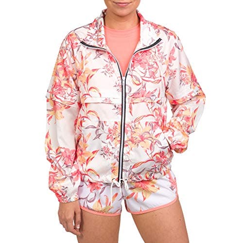 Image of Hurley Womens Woven Windbreaker (Sail Elisa, Xlarge)
