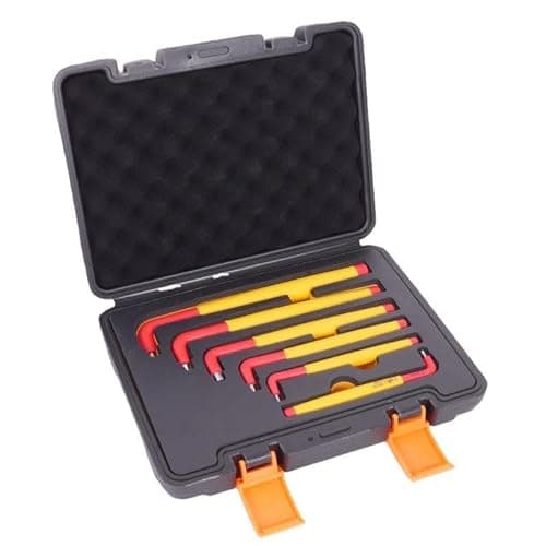 Image of GEAR4GARAGE Insulated Hex Key Set 6 Piece Extra Long 1000V VDE Allen Keys Tools