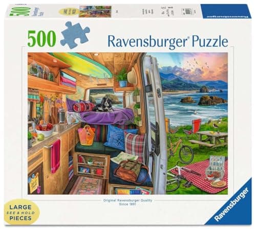 Image of Ravensburger Rig Views 500 piece Jigsaw Puzzle for Adults and Kids Age 12 and Up