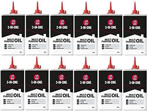 Image of 3-IN-ONE Multi-Purpose Drip Oil Flexican 200ml, Precision Lubricant that Cleans and Helps Prevent Rust, Long Lasting Oil for Tools, Hinges, Locks and Gears (12x 200ml)
