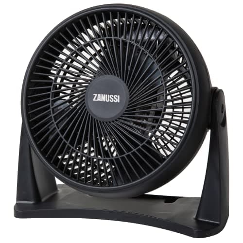 Image of Zannussi 8" High Velocity, Freestanding.Wallmounted Desk Fan ZNVDF0831B, Black,
