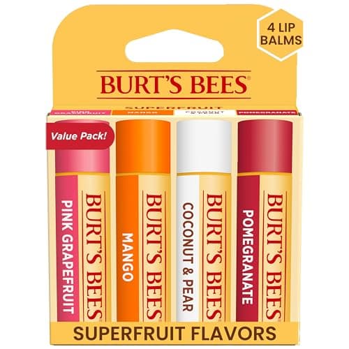 Image of Burt's bees 2578 100% natural lips balm, 4 pieces