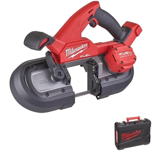Image of Milwaukee M18 FBS85 Fuel 18v Cordless Brushless Bandsaw 2 x 2ah Li-ion