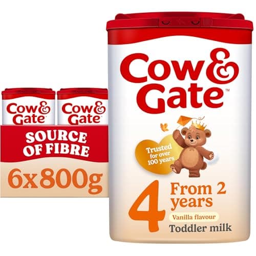 Image of Cow & Gate 4 Toddler Baby Milk Powder Formula, 2-3 Years, 800 g (Pack of 6)