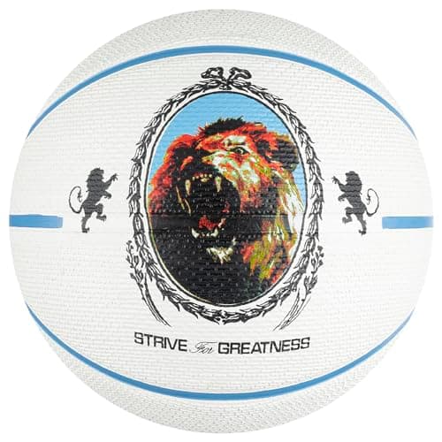 Image of Nike Basketball Basketball Playground 8P 2.0 LB Lebron James Size 7 Strive for Greatness