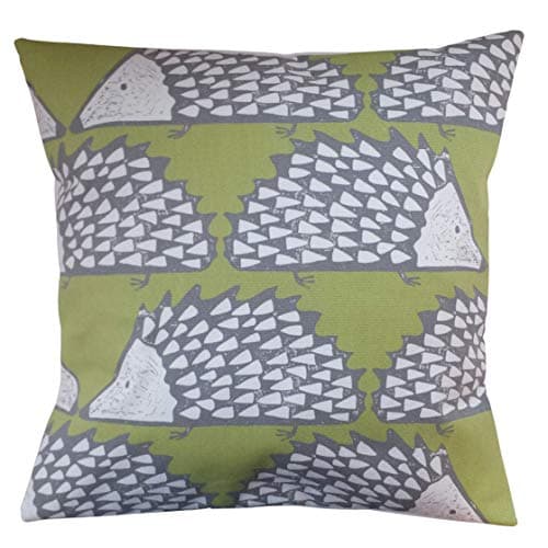 Image of Cushion Cover in Scion Spike The Hedgehog Kiwi 14" 16" 18" 20"