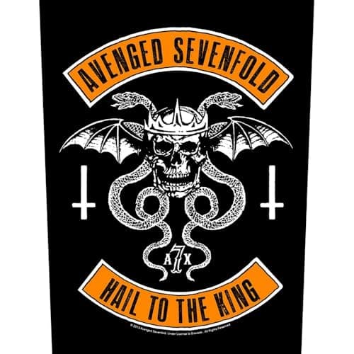 Image of AVENGED SEVENFOLD BIKER Backpatch