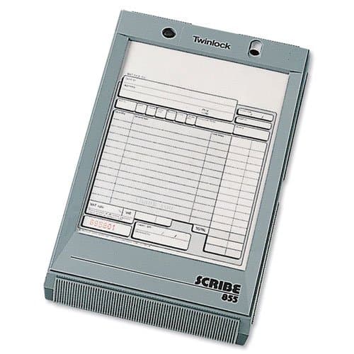 Image of Twinlock Scribe 855 Counter Sales Receipt Business Form 3-Part 216x140mm Ref 71707 [Pack 75]