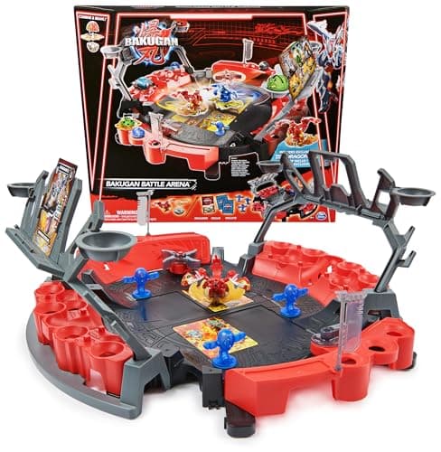 Image of BAKUGAN Battle Arena with Exclusive Special Attack Dragonoid, Customisable, Spinning Action Figure and Playset, Kids’ Toys for Boys and Girls 6 and up
