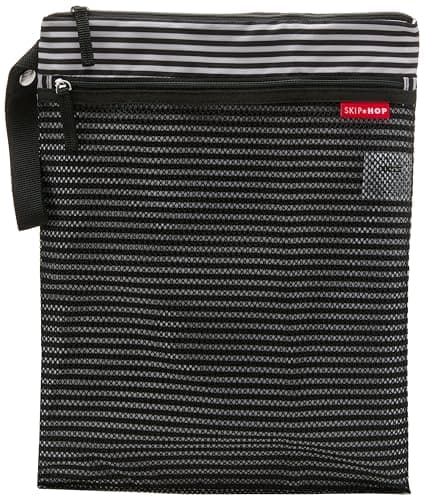 Image of Skip Hop Wet Dry Bag, Grab & Go, Black & White Stripe