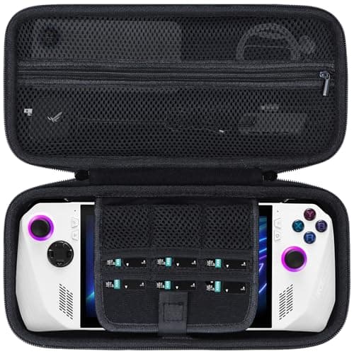 Image of Lebakort Hard Case Compatible with ASUS ROG Ally X / ASUS ROG Ally Z1 / ASUS ROG Ally Z1 Extreme Gaming Handheld Gaming Console (Black Case)