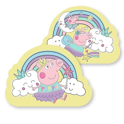 Image of Peppa Pig Officially Licensed Shaped Cushion, Super Soft Reversible 2 Sided, Playful Peppa Design Pink Pillow, Perfect for the Bedroom or on the Sofa