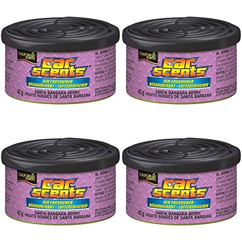 Image of California Car Scents Air Freshener Santa Barbara Berry Scents Single Can x 4