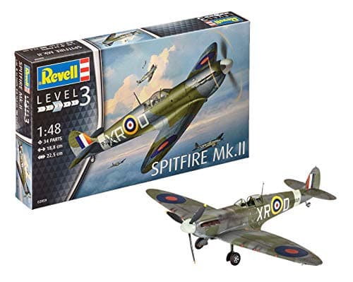 Image of Revell 03959 Spitfire Mk.II 1:48 Scale Unbuilt/Unpainted Plastic Model Kit
