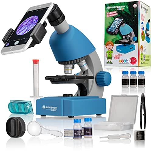 Image of Bresser Junior Microscope 40-640x - Blue
