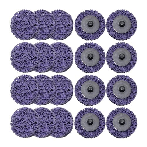 Image of Merryland Strip Disc 50mm Paint Rust for Die Grinder, 50 mm Purple Removal Disc 20 Pieces, Strip Wheel Stripping Wheel Cleaning Disc INOX Stainless Steel Iron Universal 2inch, DGTA020C1