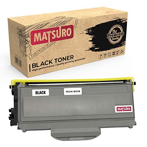 Image of Matsuro Original | Compatible Toner Cartridge Replacement for BROTHER TN-2110 TN-2120 (1 BLACK)