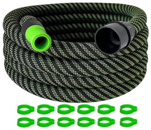 Image of KEHE REFINISH Suction Hose D 27/32 X 5m(16.4ft) for Festool,Knitted Protective Dust Extractor Hose Compatible with CT 26/36/48 CT 15/25 CT MINI and CT MIDI