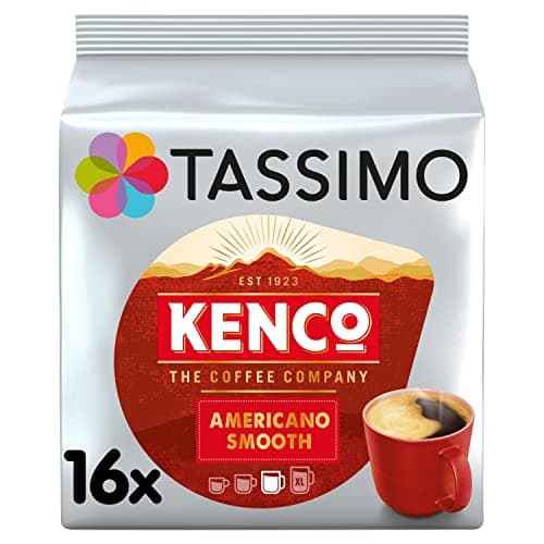 Image of Tassimo Kenco Americano Smooth Coffee, 128 g