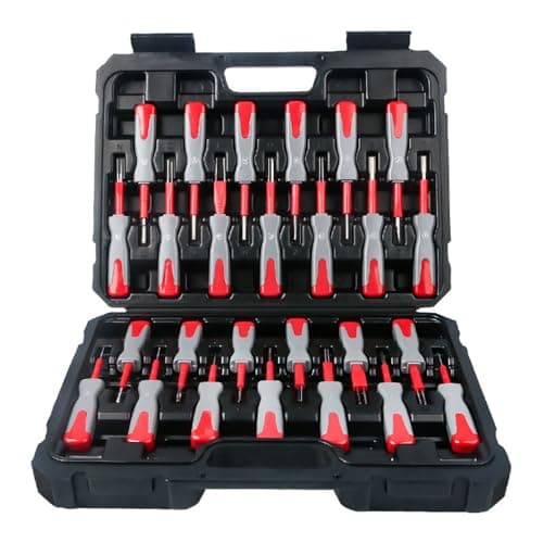 Image of 26 Pcs Terminal Removal Tool Kit for Replaces Universal Vehicle Wire Harness Pin Connector Release Tool Set