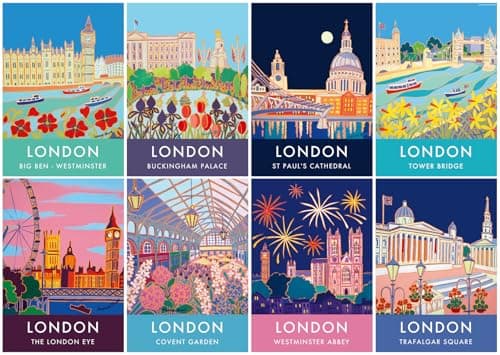Image of Ravensburger Vintage London Iconic 1000 Piece Jigsaw Puzzles for Adults and Kids Age 12 Years Up