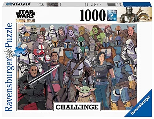 Image of Ravensburger Star Wars The Mandalorian 1000 Piece Jigsaw Puzzle for Adults & Kids Age 12 Years Up - Challenge Edition