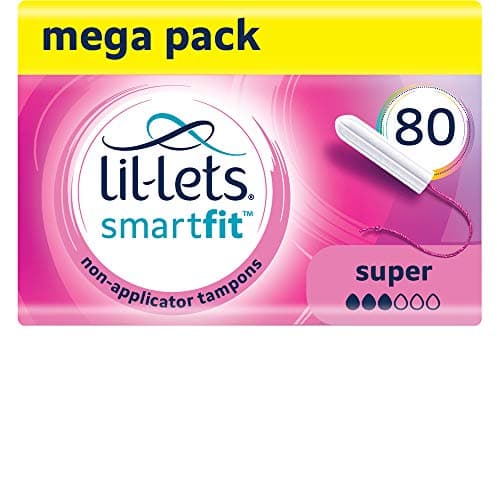 Image of Lil-Lets Extra Comfort Super Absorbency Non-Applicator Tampons, Pack of 8
