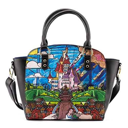 Image of Loungefly x Disney Beauty and the Beast Princess Castle Series Crossbody Purse