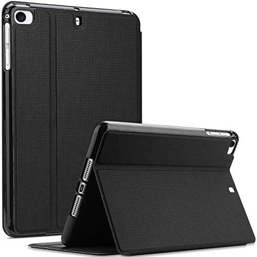 Image of ProCase Book Cover for iPad Mini 5 Generation 2019/ Mini 4 3 2 1, Slim Stand Protective Folio Case Smart Cover for iPad Mini 5/4/3/2/1 -Black
