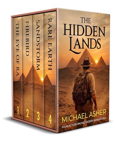 Image of THE HIDDEN LANDS BOOKS 1-4: four action-packed desert adventures