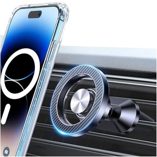 Image of Lantazi for Magsafe Car Mount【1s Installation & Super Magmet】Magnetic Phone Holder for Car Phone Holder Air Vent Mobile Phone Holder for Cars Accessories for iPhone 17 Pro Max 16 15 14 & MagSafe Case