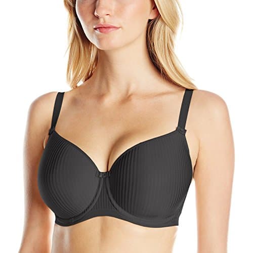 Image of Freya 1050 Idol Underwired Moulded Balcony Bra, Black, 34 GG