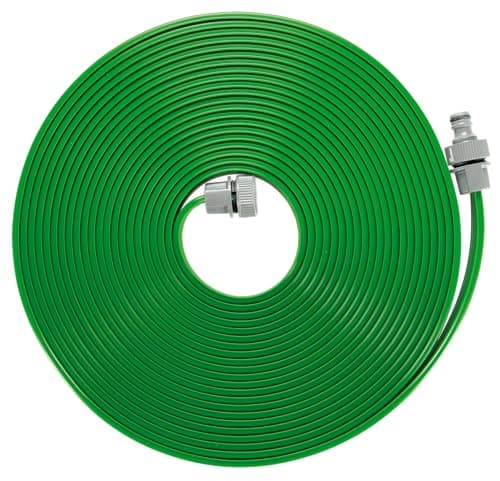 Image of Gardena Hose Sprinkler: Fine Spray Sprinkler for Watering Oblong, Narrow Zones, Length 15 m, Ready to Connect, Green, Individually Shortened or Extendible (1998-20)