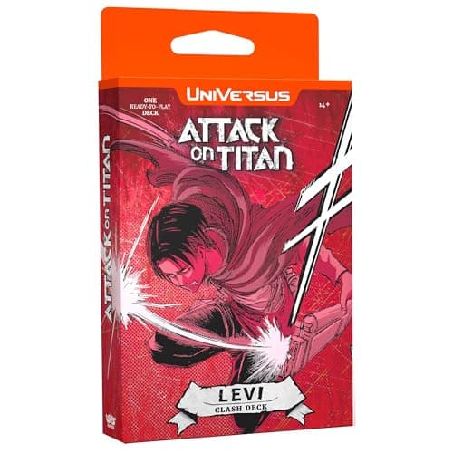 Image of Universus Attack on Titan: Battle for Humanity - Clash Deck Levi - Ready to Play Character Deck, Deck-Building Collectible Card Game, AOT Licensed