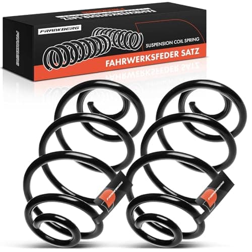 Image of Frankberg 2x Coil Spring Rear axle Compatible with Astra H Caravan L35 2004-2010 Astra H Box/Estate car L70 2006-2010 Replace# 93181483