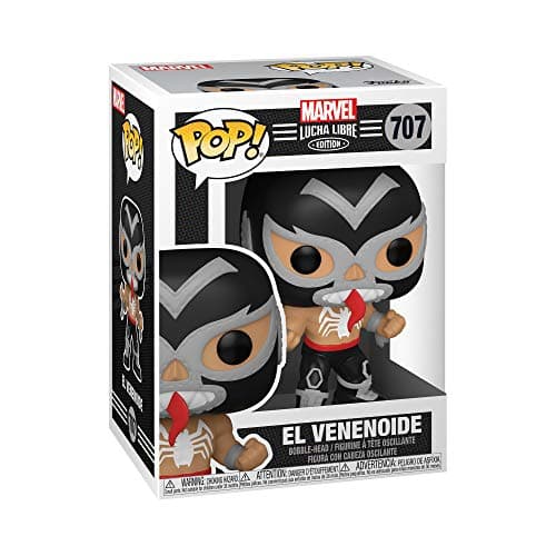 Image of Funko Marvel Luchadores Venom - Marvel Comics - Collectable Vinyl Figure - Gift Idea - Official Merchandise - Toys for Kids & Adults - Comic Books Fans - Model Figure for Collectors and Display