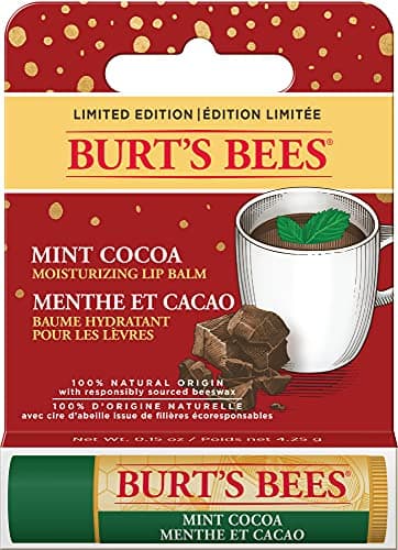 Image of Burt's Bees® 100% Natural Origin Moisturising Lip Balm, Mint Cocoa
