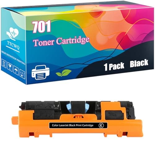 Image of 701 Toner Cartridge Compatible with Canon i-SENSYS LBP-2410 MF8180C LaserBase MF8180C LBP-5200 Printers, High-Yield Ideal for High-Volume Printing (1 Pack Black)