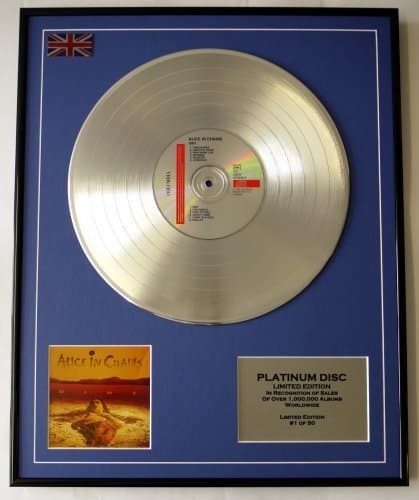 Image of ALICE IN CHAINS/LIMITED EDITION/CD PLATINUM DISC/RECORD/DIRT