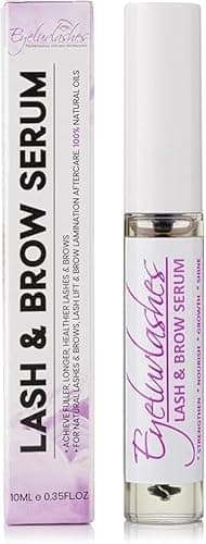 Image of Lash Lift Serum 10ml - Nourishing Growth Strengthens Lashes Brows Aftercare Natural Oils (Castor Oil/Sweet Almond Oil/Vitamin E Oil) Vegan Eyelash Serum Eyeluvlashes