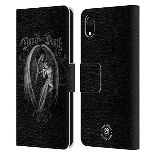 Image of Head Case Designs Officially Licensed Anne Stokes Dance With Death Gothic Leather Wallet Case Compatible With Apple iPhone XR