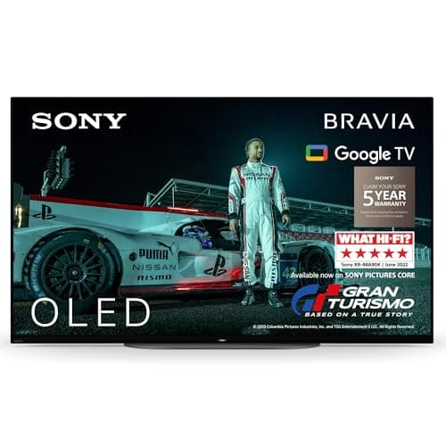 Image of Sony BRAVIA XR, XR-48A90K, 48 Inch, OLED, Smart TV, 4K HDR, Google TV, BRAVIA CORE, Perfect for PlayStation5, Metal Flush Surface Design, 5 Year Warranty