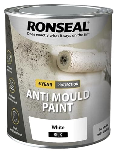 Image of One Coat Damp Seal White Silk 750ml – 6 Year Protection – Damp Proof Paint & Mould Protection – Anti Mould Paint for Bathroom & Interior Walls – White Sealant to Cover Damp Stains