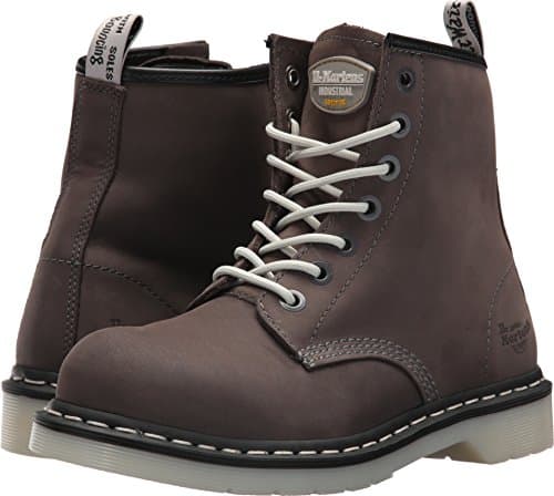 Image of Dr. Martens Womens/Ladies Maple Classic Steel-Toe Lace Up Safety Boots