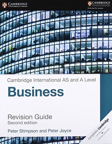 Image of Cambridge International AS and A Level Business Revision Guide