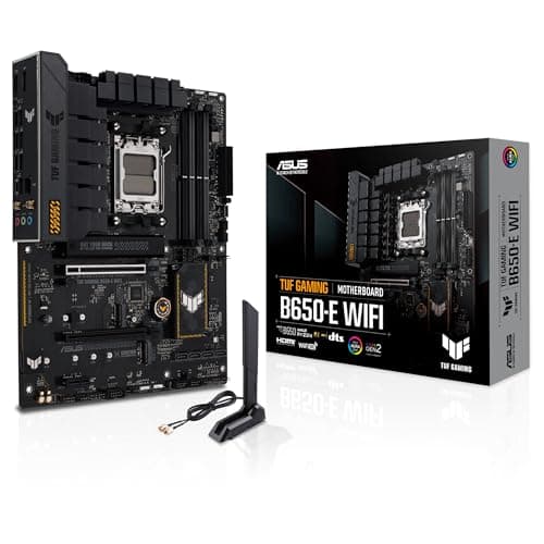 Image of Asus TUF GAMING B650-E WIFI, AMD B650, AM5, ATX, 4 DDR5, HDMI, DP, Wi-Fi 6E, 2.5G LAN, PCIe4, 3x M.2