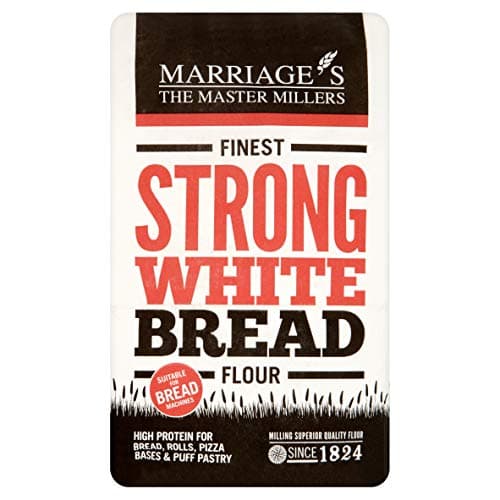 Image of W & H Marriage & Son Finest Strong (White) Breadmaking Flour 1.5kg (Pack of 5)